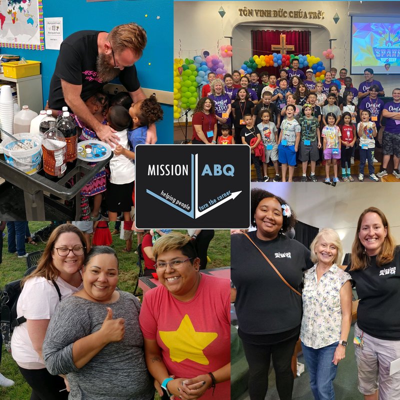 Mission ABQ in action — staff, volunteers, and the community we serve